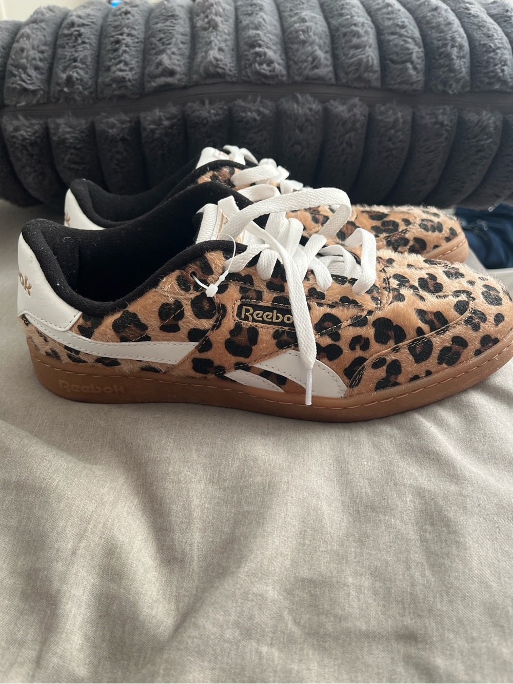 Reebok Kids Leopard Print Classic Sneakers 🐆